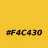 F4C430